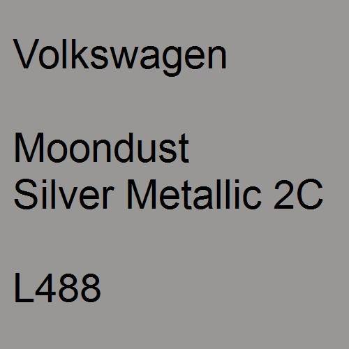 Volkswagen, Moondust Silver Metallic 2C, L488.